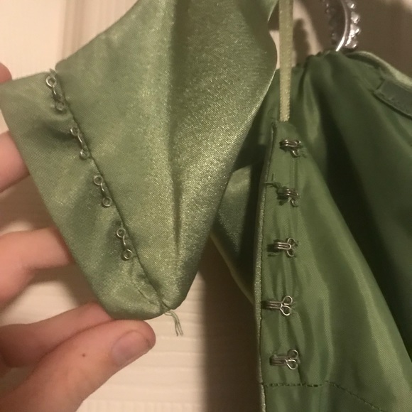 Olive green formal dress - Picture 6 of 6